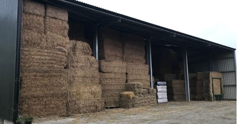 small hay storage ideas